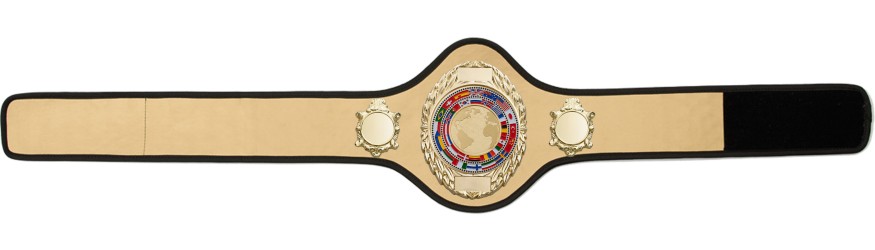 CHAMPIONSHIP BELT PRO286/G/WLDFLAGG - AVAILABLE IN 10+ COLOURS